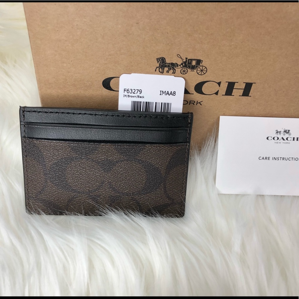 Coach Signature card holder wallet - Picture 2 of 4